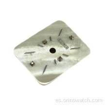 River Shell Square Custom Watch Dial